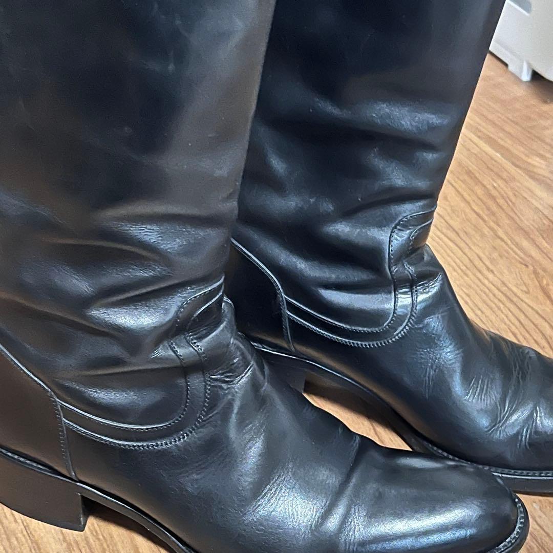 SARTOREサルトル　ブラック ジョッキーブーツ　37.5 24.5cm
