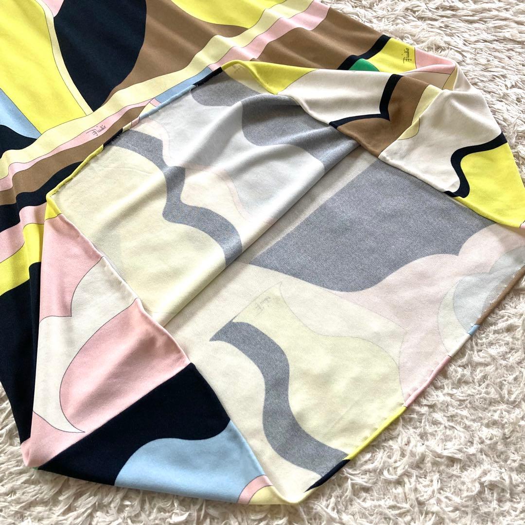 エミリオプッチ シルク混 プッチ柄 ワンピース 総柄 幾何学模様 マルチ