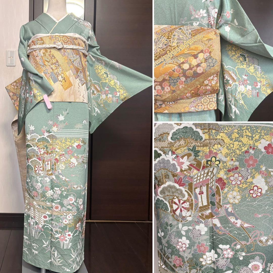 金彩 訪問着 フルセット 入学式 卒業式 お宮参り - メルカリ
