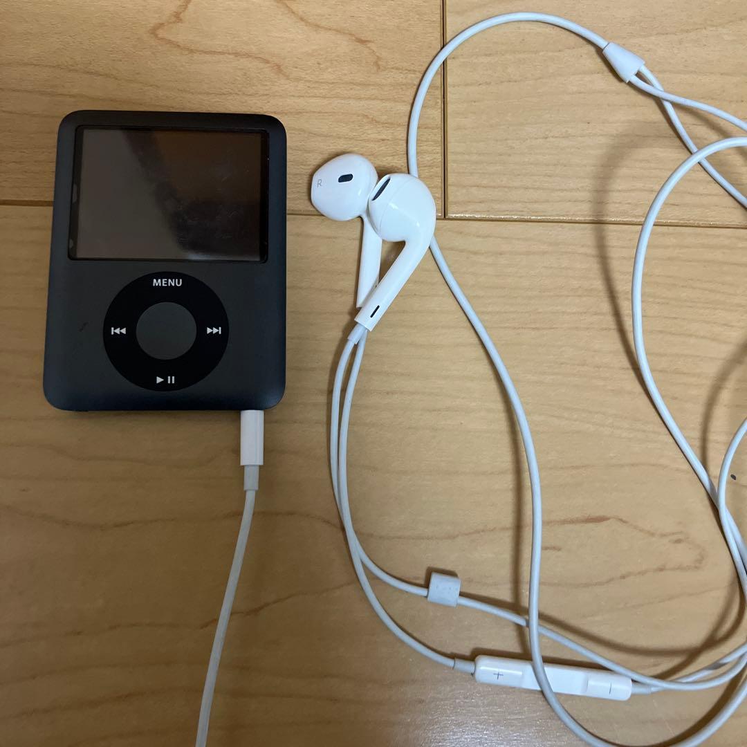ジャンク】iPod nano 第3世代 8GB ＆ 純正イヤホン セット - メルカリ