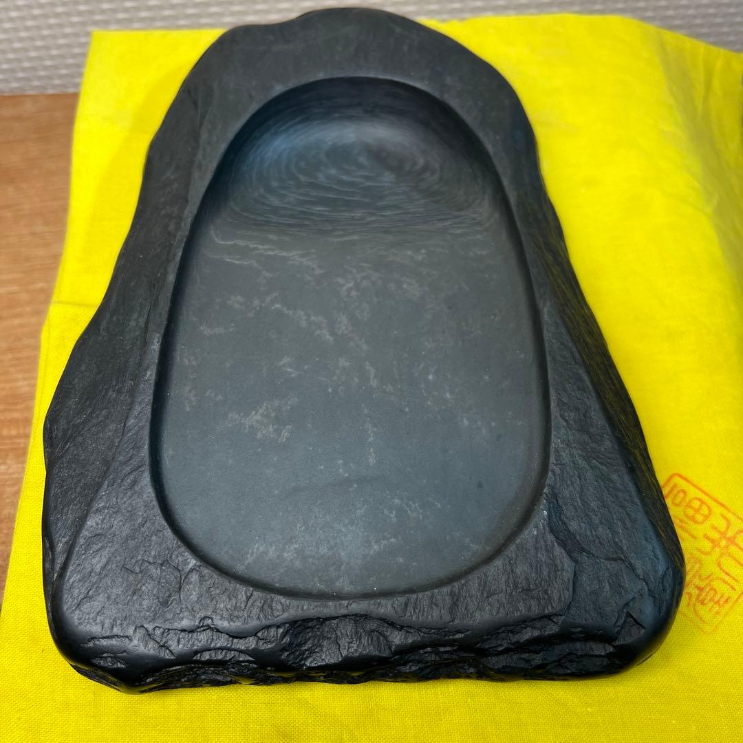 近江名産 石紋綺麗 ⭕️希少 高島虎斑石硯 福井永昌堂製 天然硯 泰石作