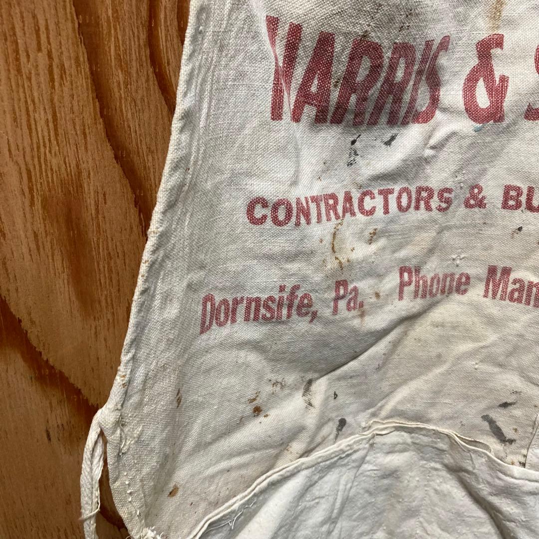 US仕入れ ヴィンテージ ネイルエプロン キャンバスワークエプロン