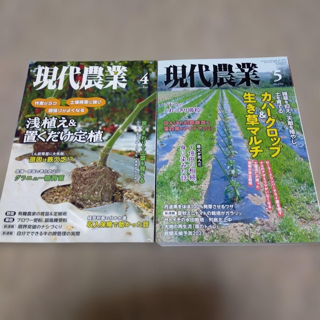 単品可 ☆ 現代農業 2023年6冊まとめ売り - メルカリ