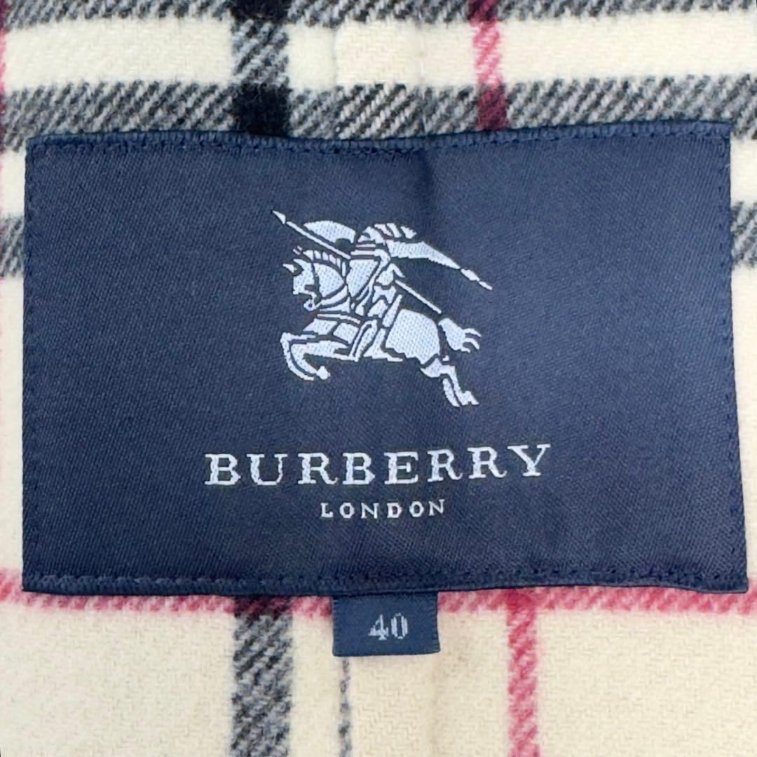 美品】バーバリーロンドン ダブルフェイス ウールカシミヤコート ノバ