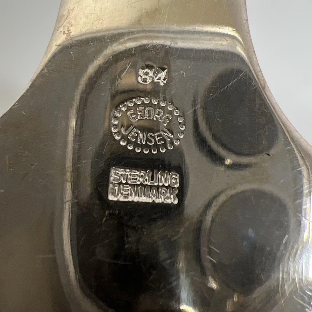 ジョージジェンセン激レアブロッサムsterling925 特大グレービー