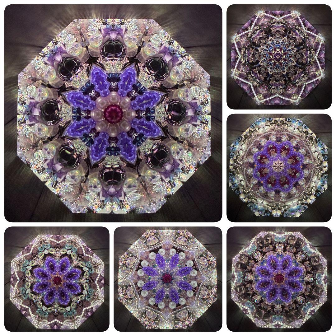 万華鏡《413》ゆっくり動くオイルタイプ（天板黒）セミオーダー