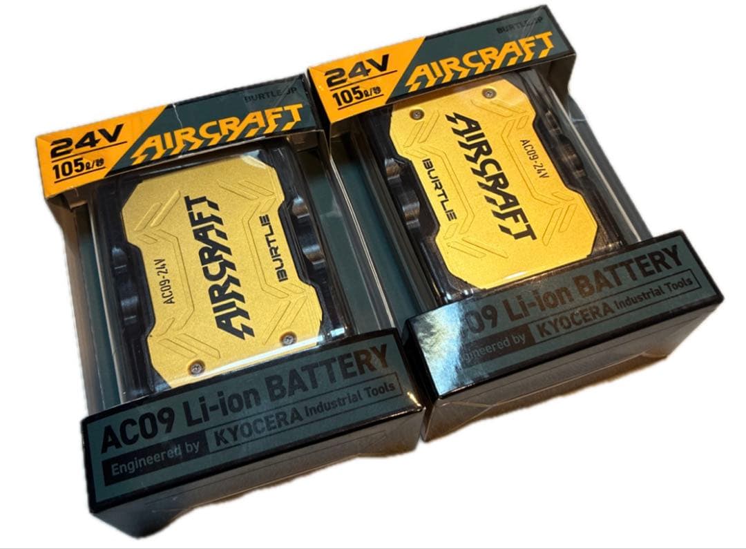 バートル　AC09 Li-ion BATTERY 24V LI-Ion Battery System for AIRCRAFT Vest - BURTLE Workwear