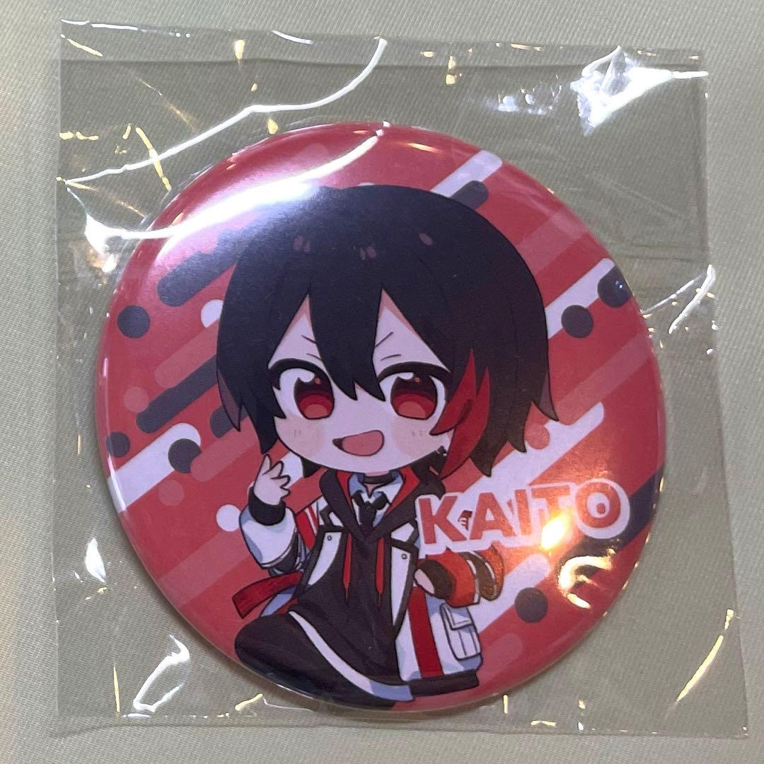 おまけ付き】めろぱか 缶バッジ KAITO ミニキャラ めろんぱーかー