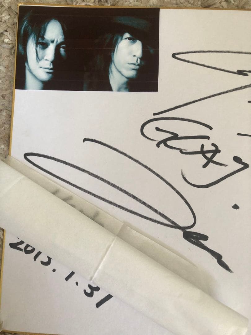 最終値下げ！！GLAY TAKUROさんとTERUさんのサイン - メルカリ