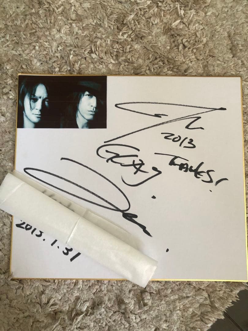 最終値下げ！！GLAY TAKUROさんとTERUさんのサイン - メルカリ