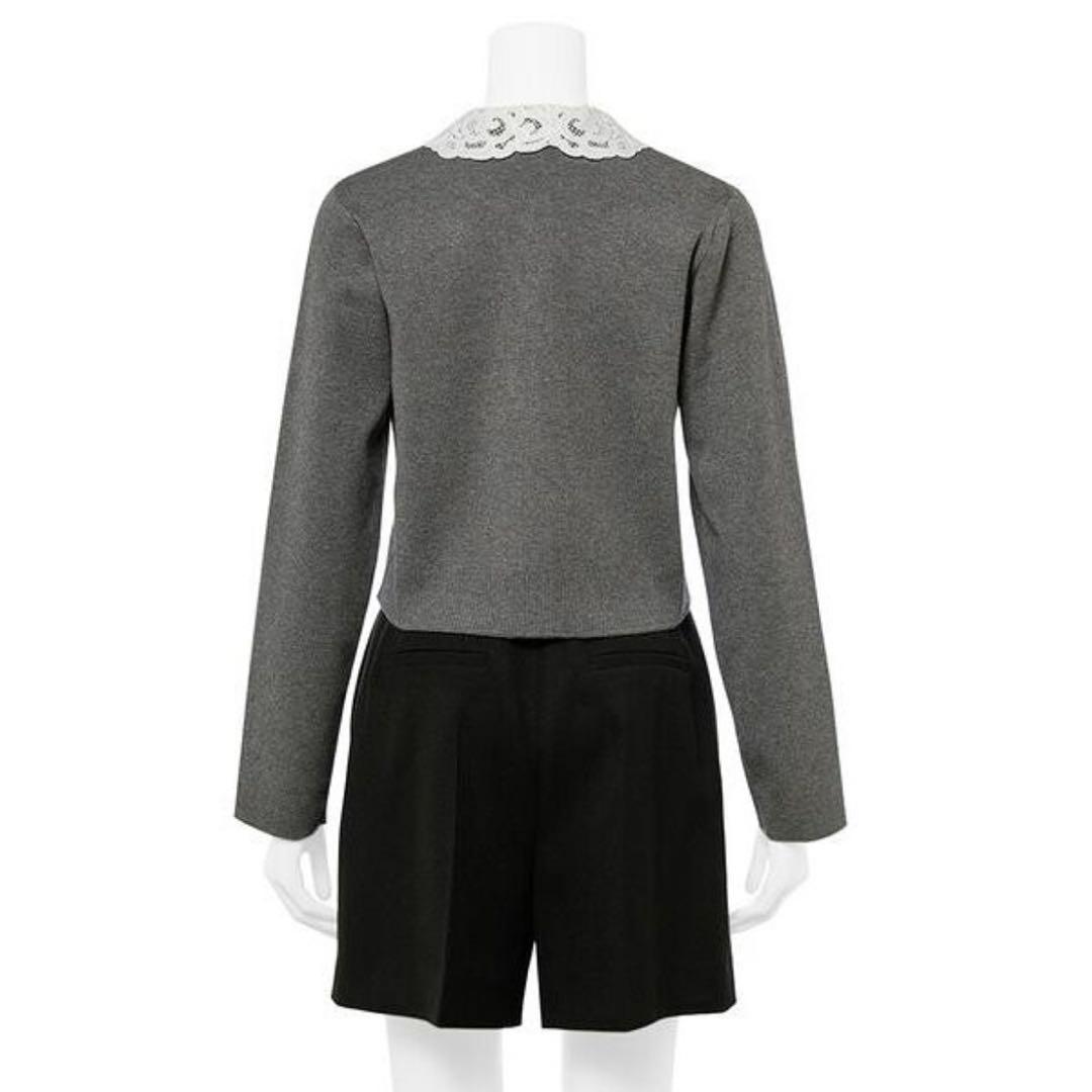 セルフォード 【WEB限定】デタッチャブルレースカラーカーディガン