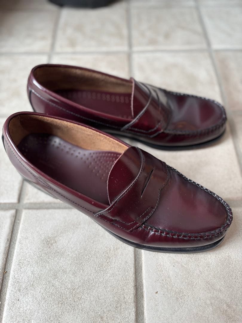 G.H.BASS weejuns ローファー バーガンディ レザー US9D