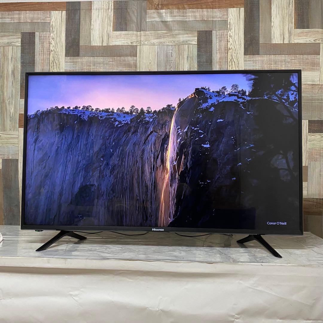 即日受渡❣️全国送料込ハイセンス43型4K液晶テレビWチューナー搭載