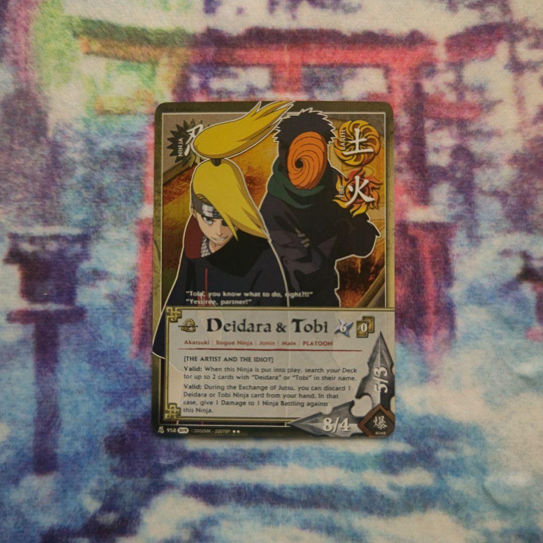 NARUTO ナルトカードゲーム CCG デイダラ トビ R Foil NARUTO ナルトカードゲーム CCG デイダラ SR NARUTO ナルトカード