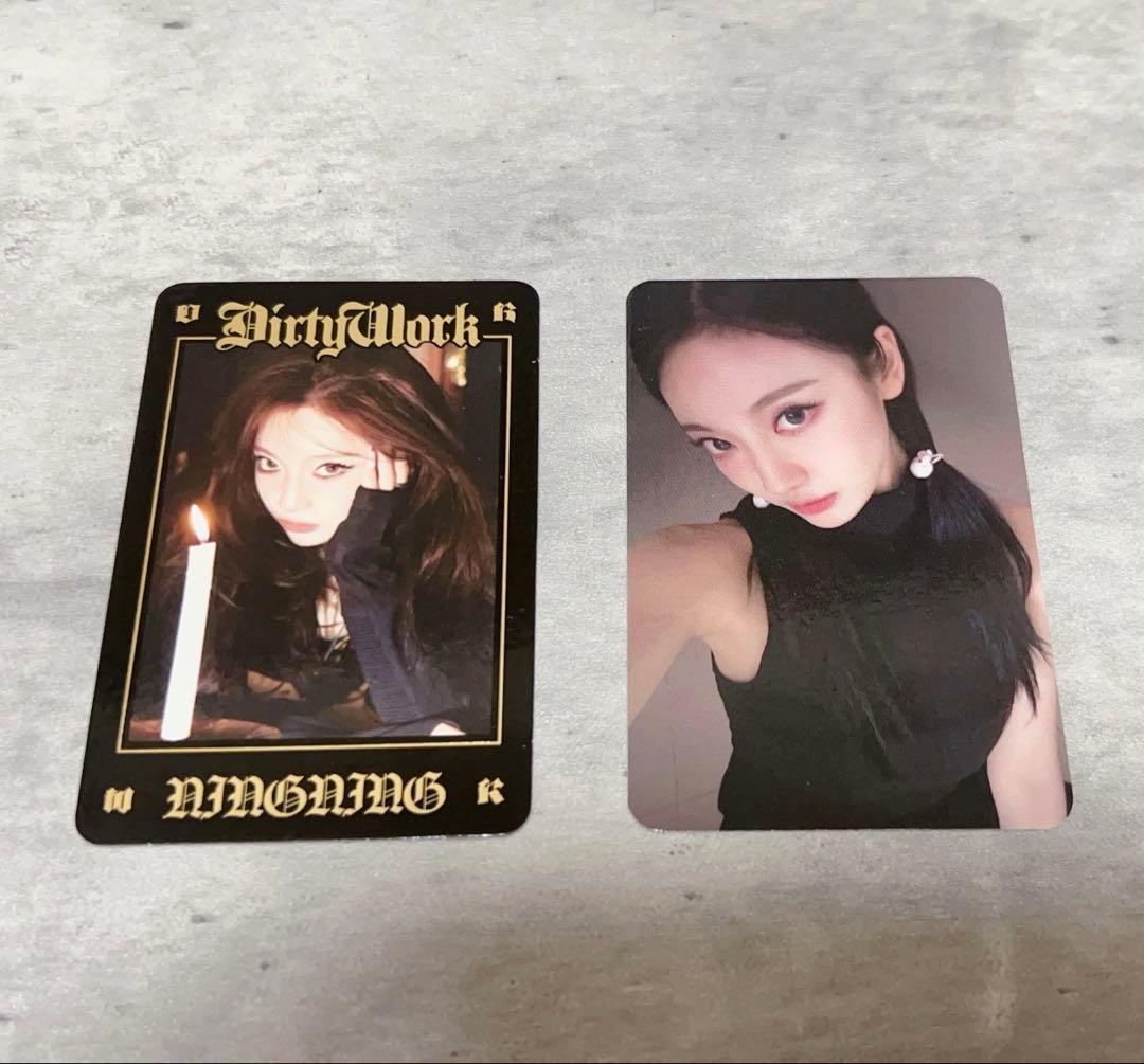 aespa ニンニン whiplash Dirty Work 二枚セット - メルカリ