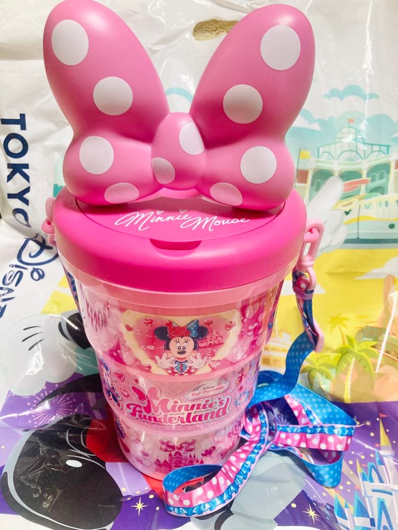 美品 ミニー ポップコーンバケットディズニーパルパルーザ ミニー