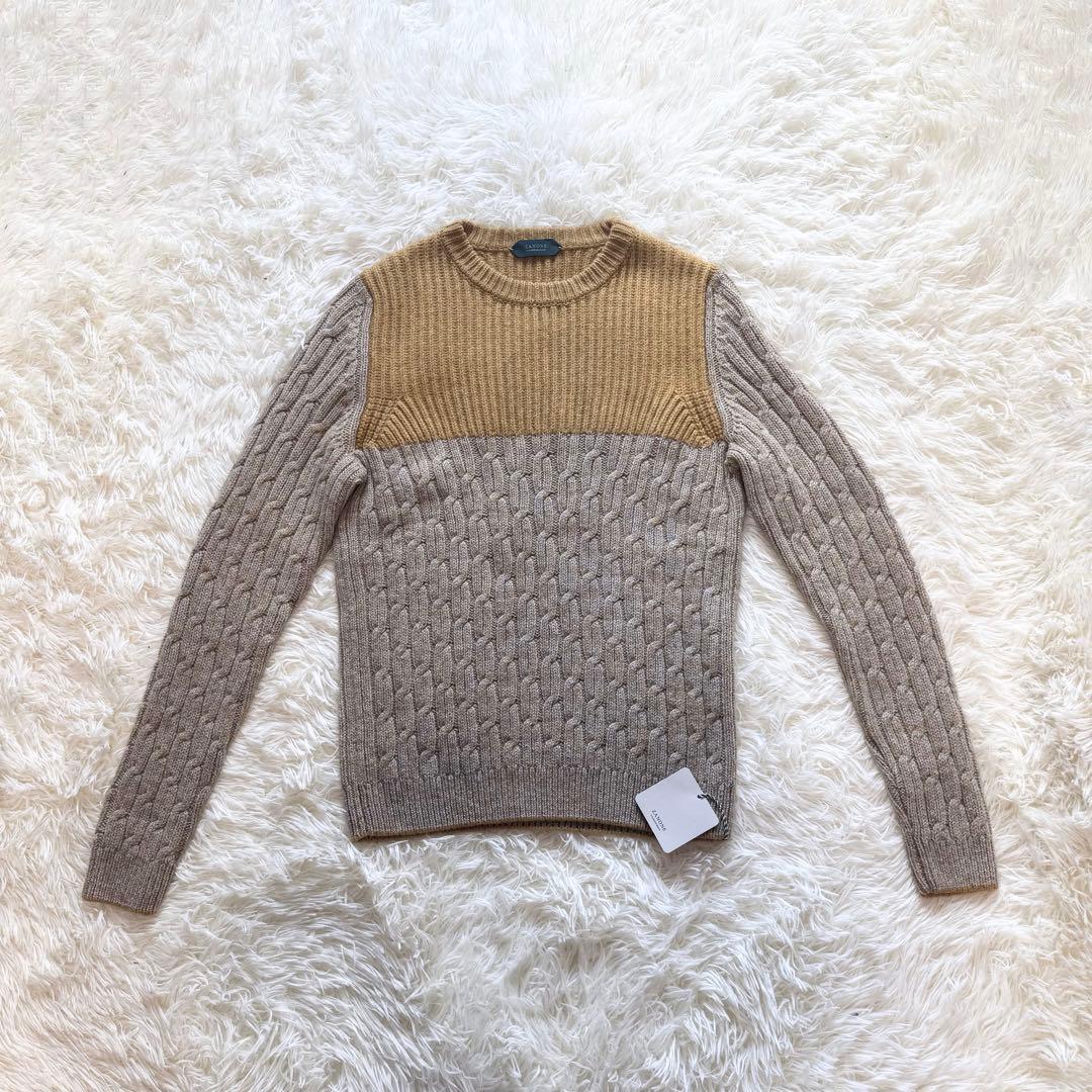 ✨美品✨ザノーネ ZANONE ケーブル編み ウールヤクニット 46 イタリア製 ✨美品✨ザノーネ ZANONE ケーブル編み ウールヤクニット 46 イタリア製
