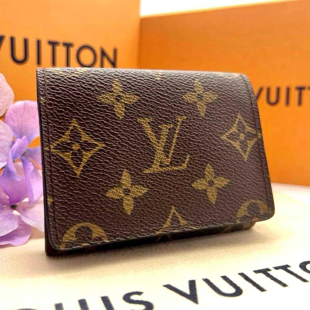 ルイヴィトン　アンヴェロップ　カルトドゥヴィジット　モノグラム　名刺入れ LOUIS VUITTON（ルイ・ヴィトン） カードケース 名刺入れ