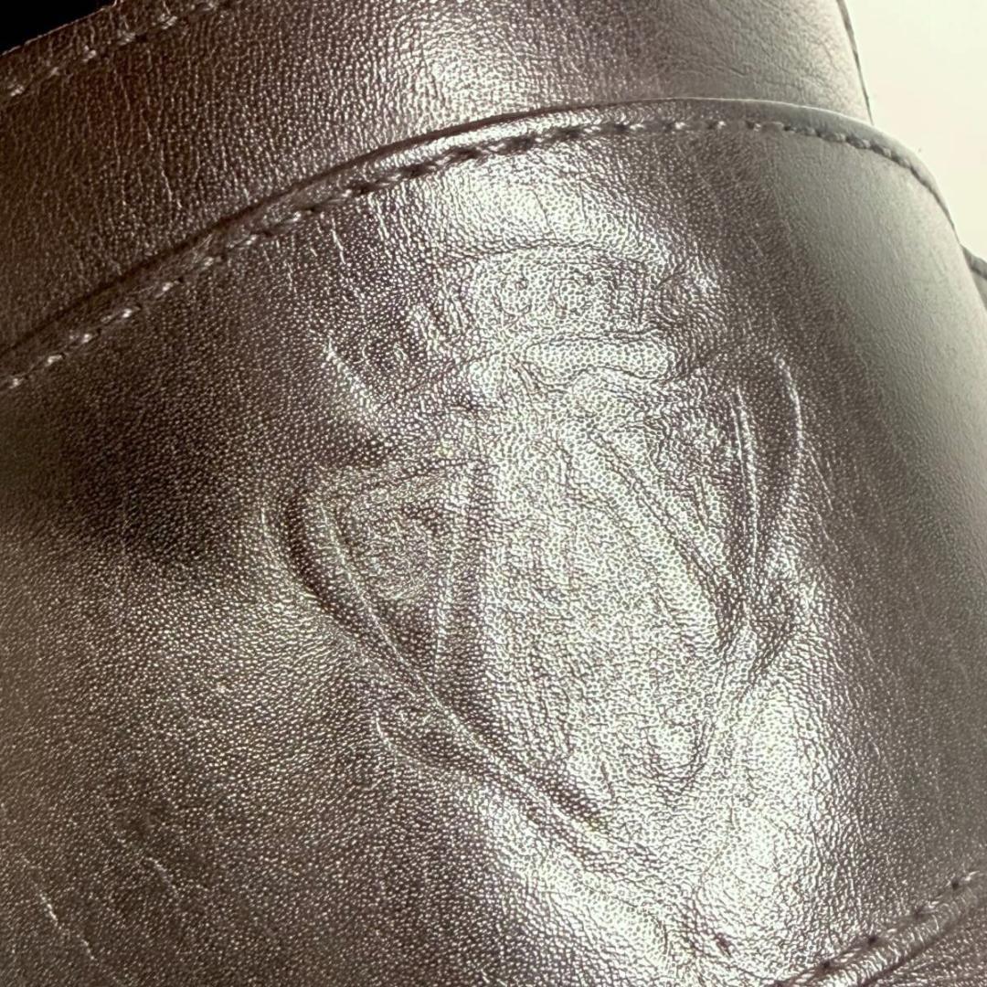 ▼GUCCI▼グッチ 28.5cm ローファー 茶色 ブラウン メンズ レザー