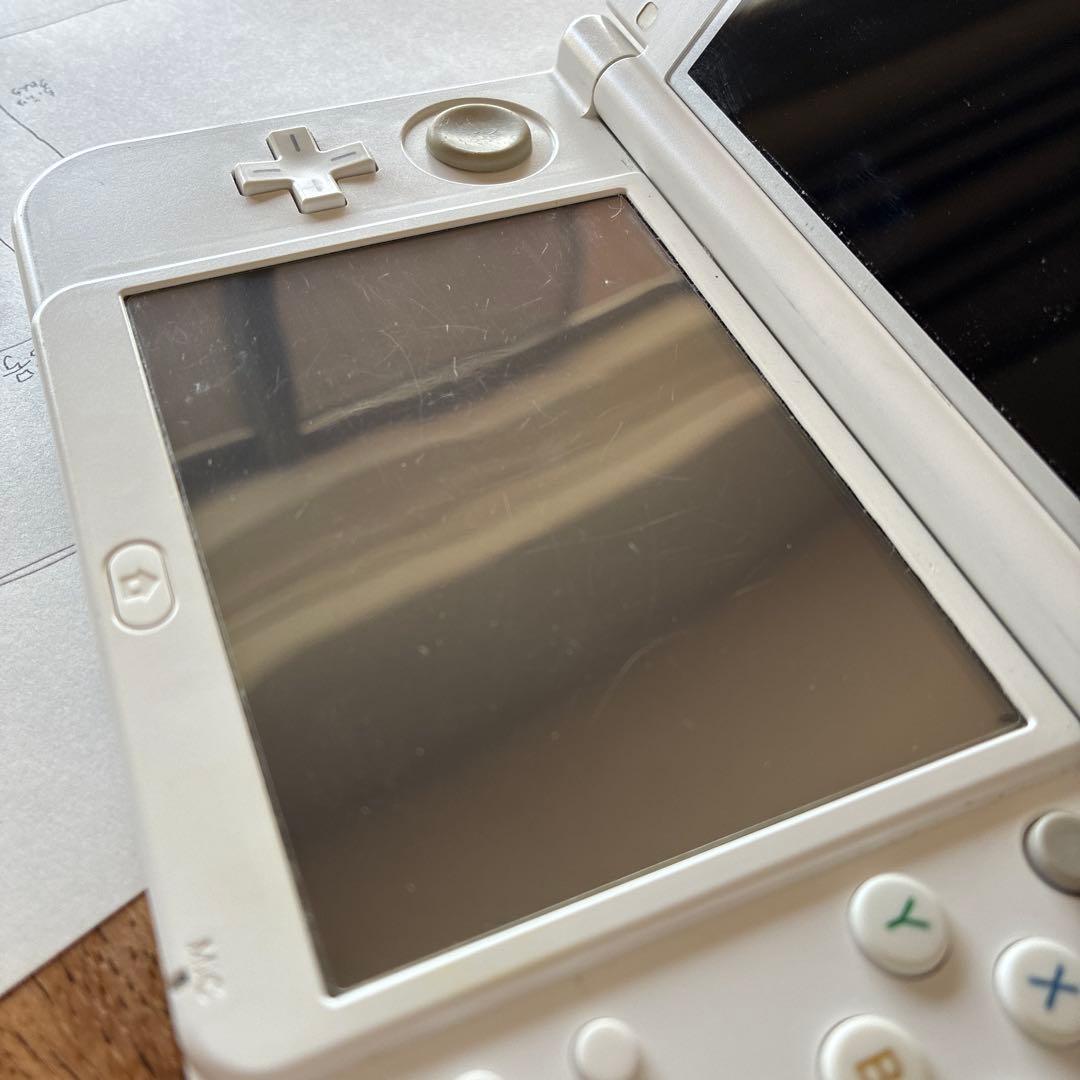 美品⭐︎New ニンテンドー3DS LL パールホワイト本体、箱、SDカード