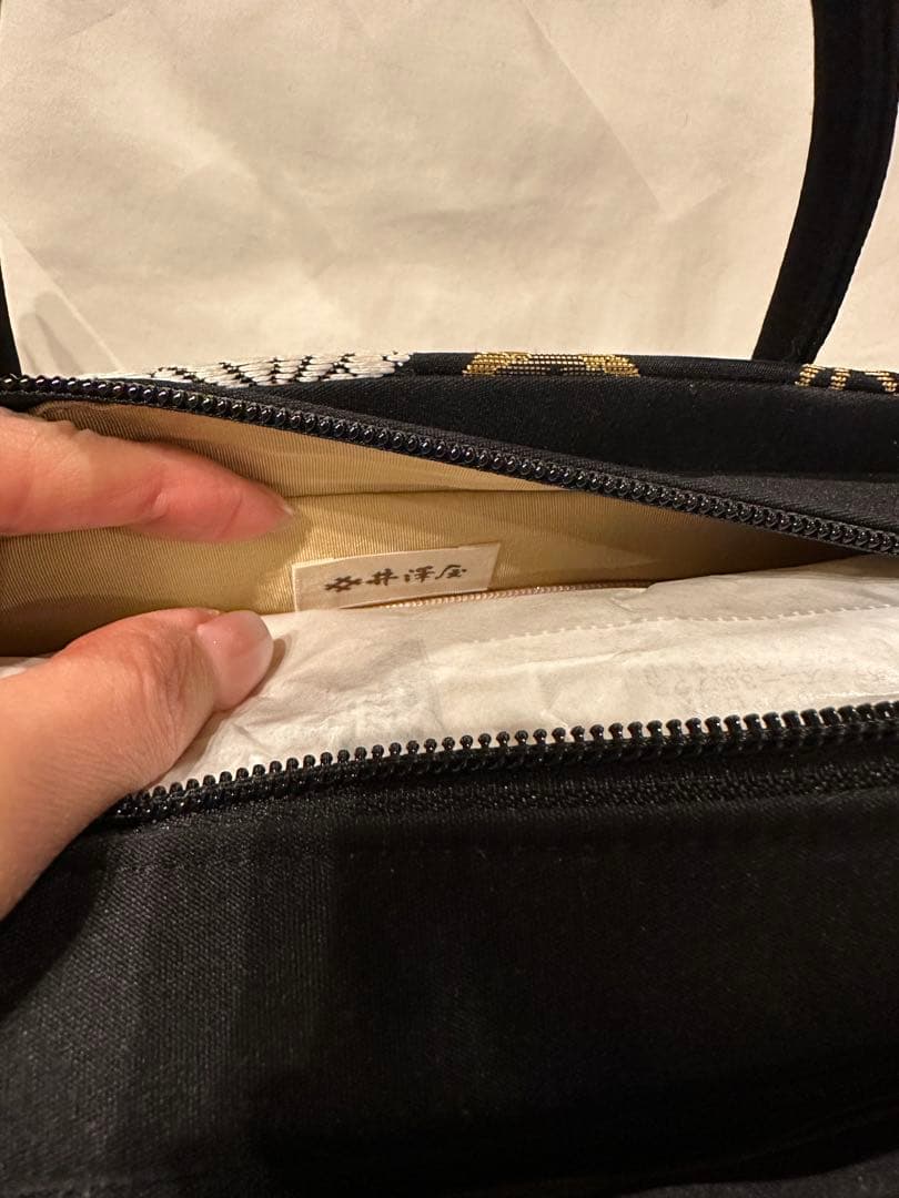 京都老舗 井澤屋 和装バッグ フォーマル パーティー用 箱付き 美品