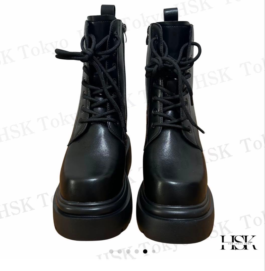 HSK 話題沸騰の厚底✕シークレットブーツ 16.5cm UP - メルカリ