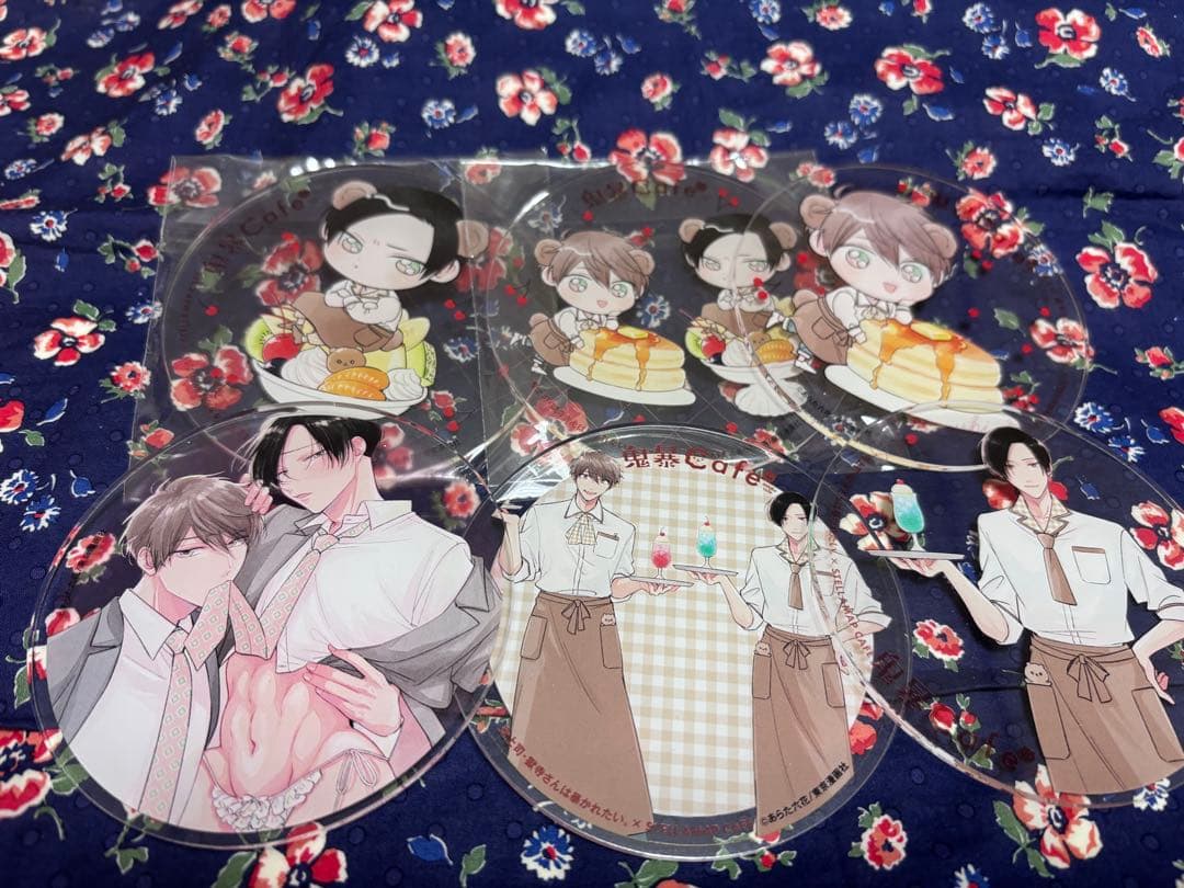 まとめ売り】BL 東京漫画社 アクリルコースター／鈴丸みんた & あらた