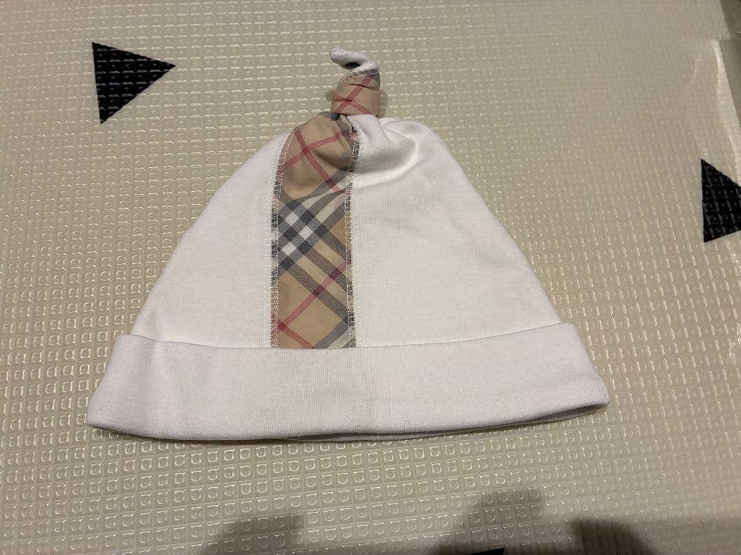 バーバリー ボディスーツ 帽子 スタイ 3点セット