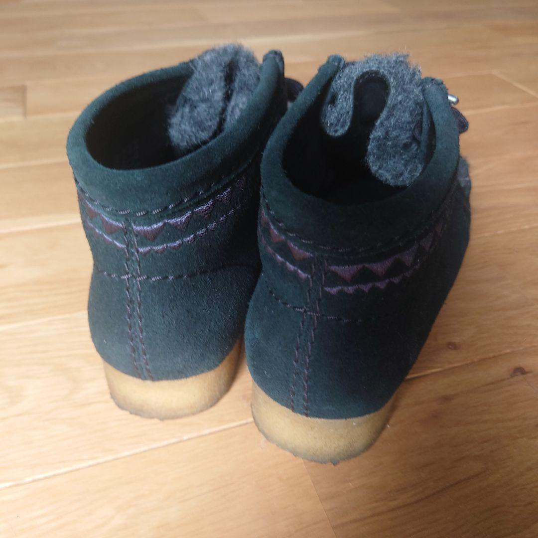 Clarks】クラークス ワラビー スエード ファー US5.5/24.5cm