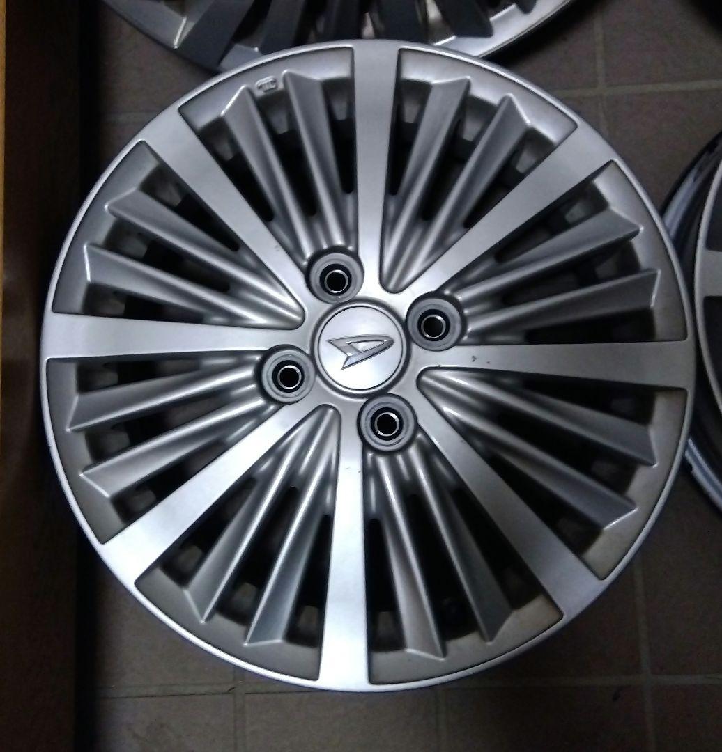 【A】ダイハツ純正　アルミホイール　15×4.5J　+45　100×４穴　４本