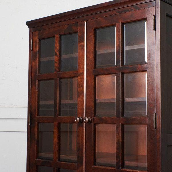 リキまる様専用84955☆北海道民芸家具 #113 本棚 飾り棚 食器棚 樺