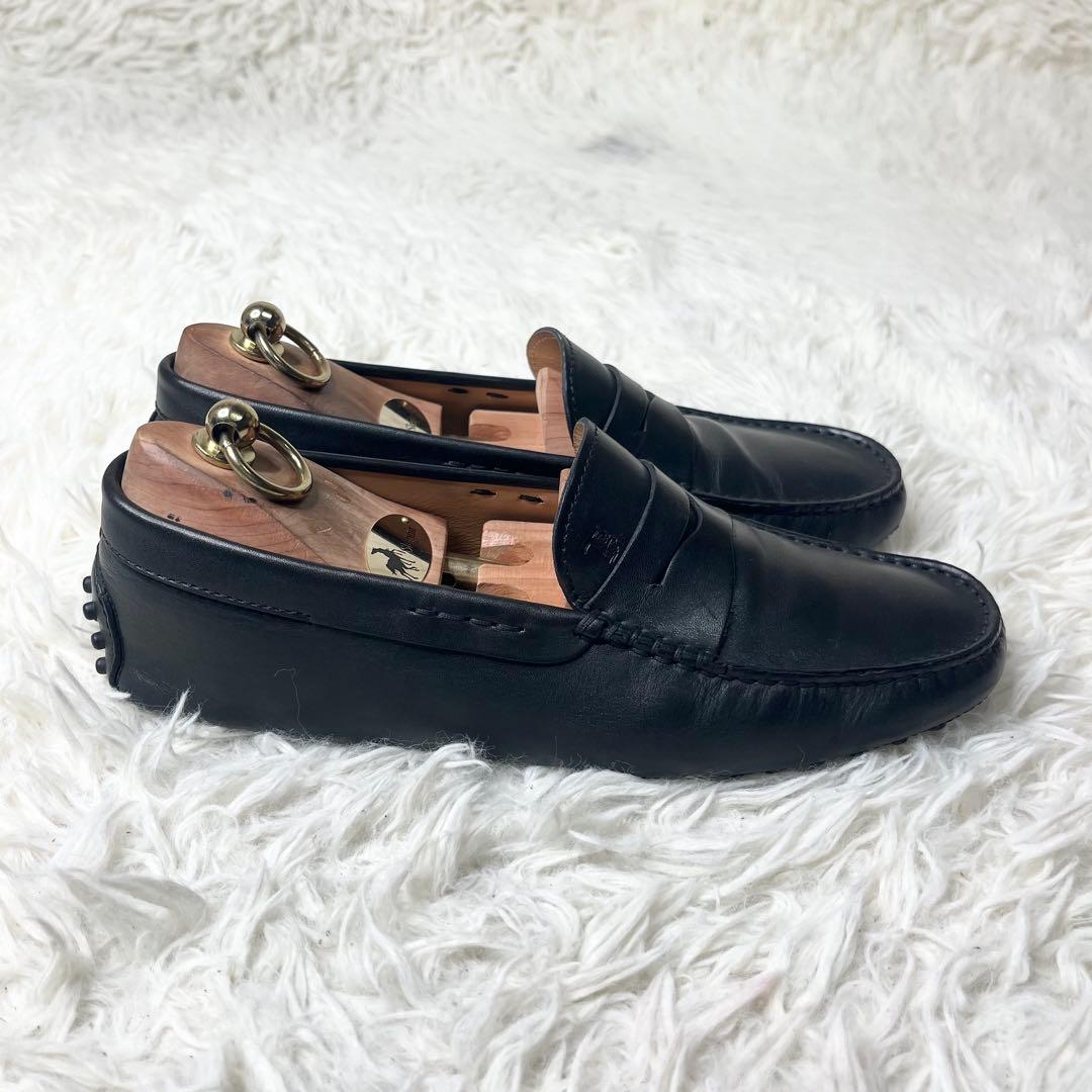 【美品】 TOD'S トッズ ドライビングシューズ Tタイムレス 25.5cm