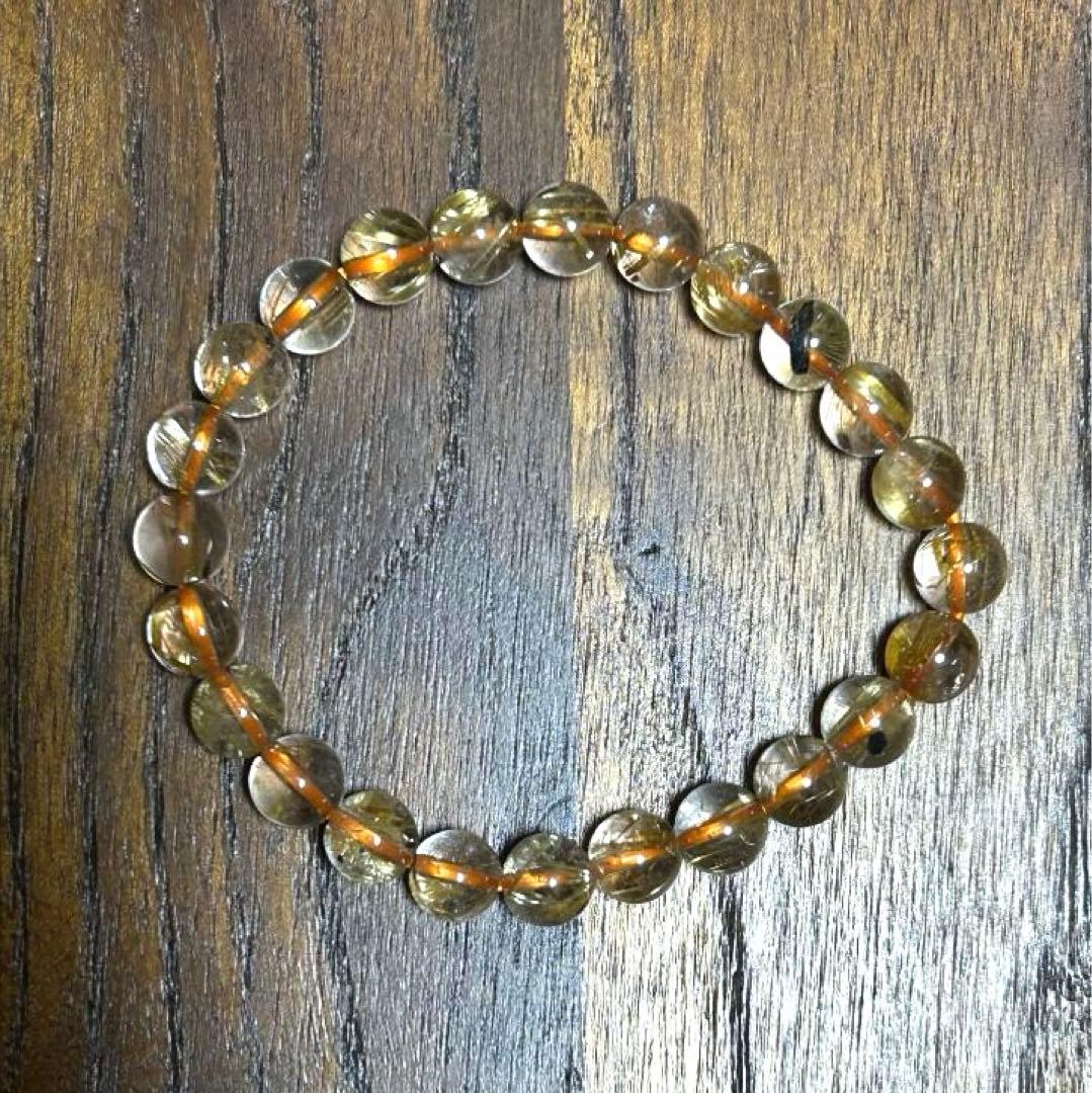 ルチル ブレスレット REZARD リザード ヒカル ルチルクォーツ - メルカリ