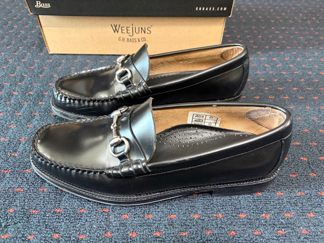 定価34,100円 G.H.BASS ローファー ビットローファー US8