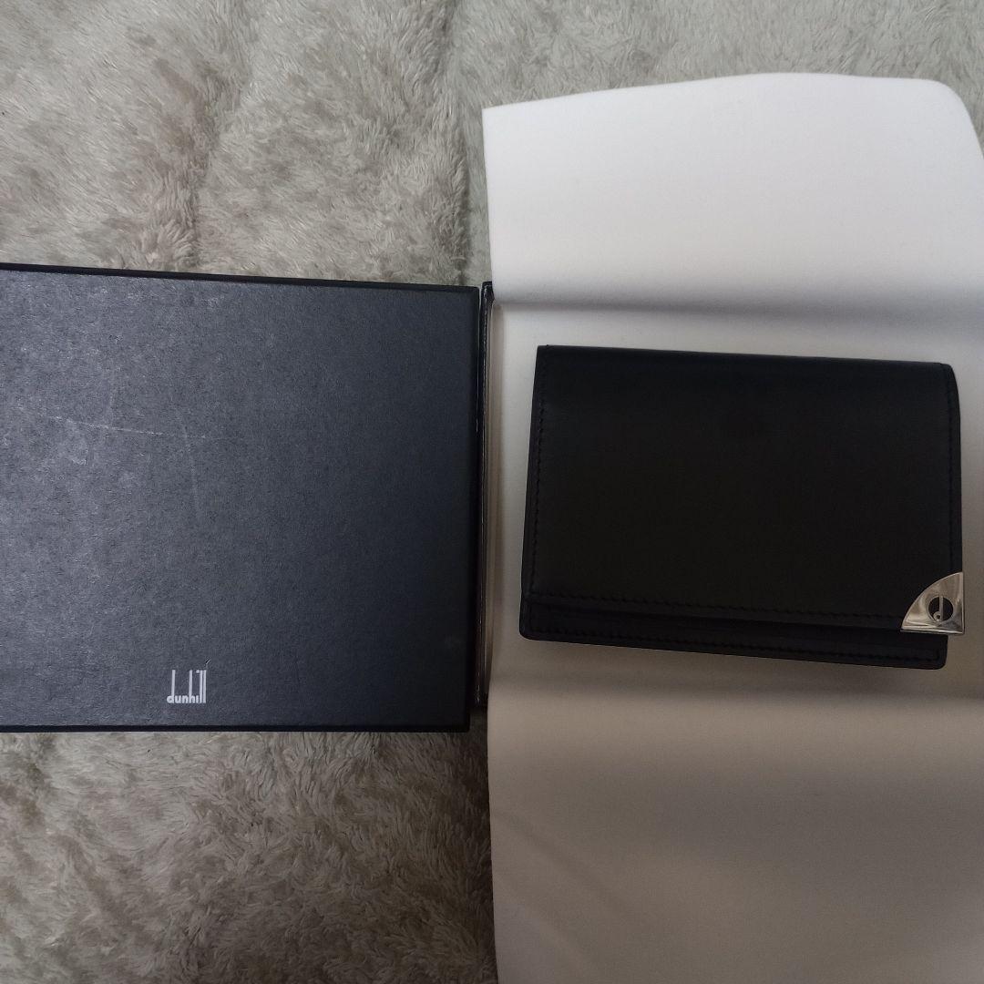 新品未使用】dunhill 黒 レザー 名刺入れ 箱付き - メルカリ
