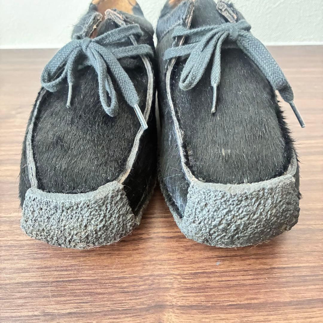 希少✨美品✨Clarks Originals ナタリー ハラコ 黒 23.5cm