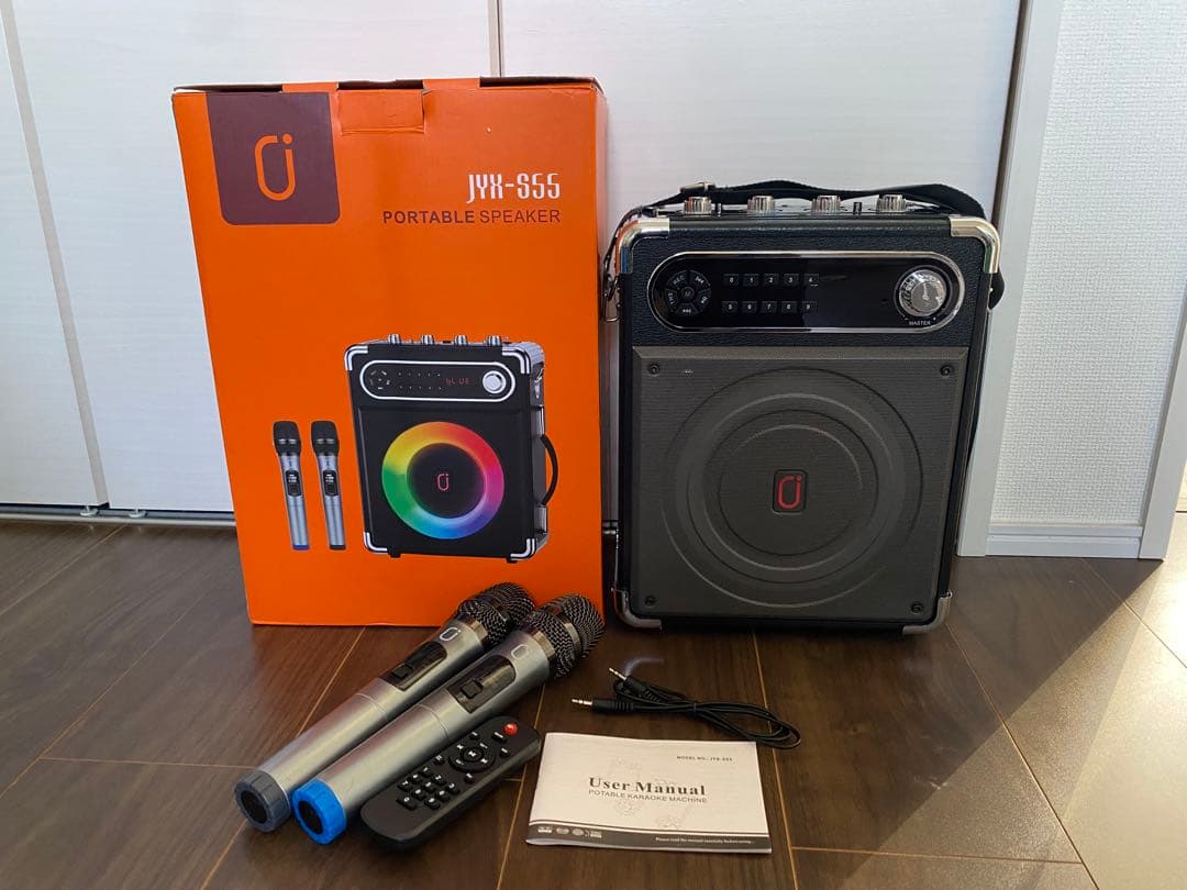 TWS対応】ポータブルスピーカー JYX-S55 カラオケ イベント お花見