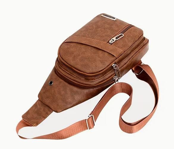 新品 未使用品】メンズチェストクロスボディバッグ マルチポケット