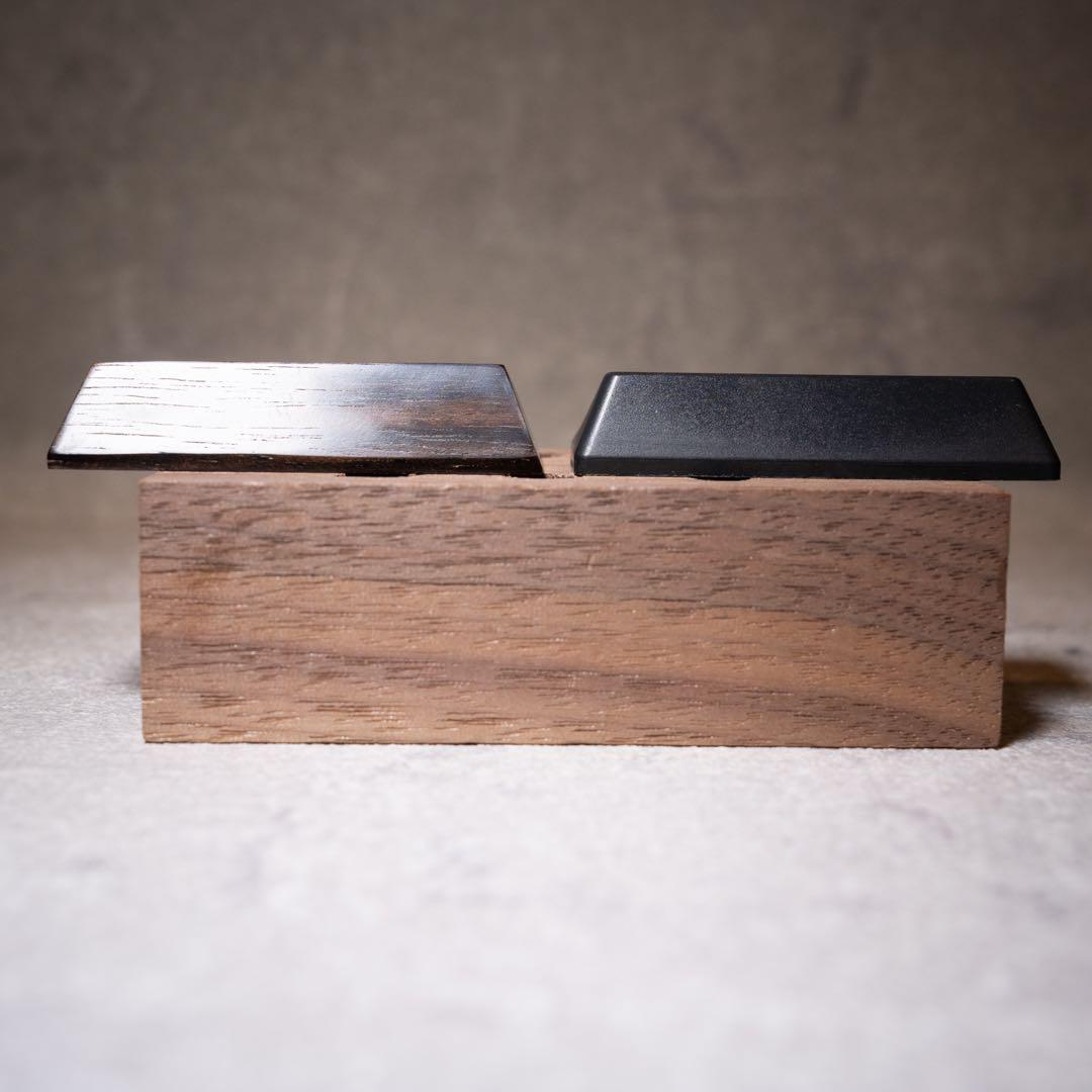 HHKB REALFORCE 木製キートップ 縞黒檀 JIS SPACE - メルカリ
