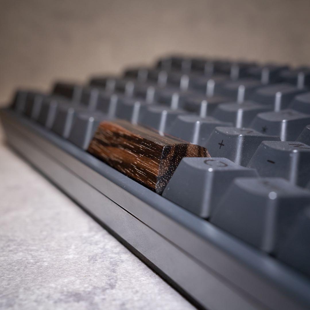 HHKB REALFORCE 木製キートップ 縞黒檀 JIS SPACE - メルカリ