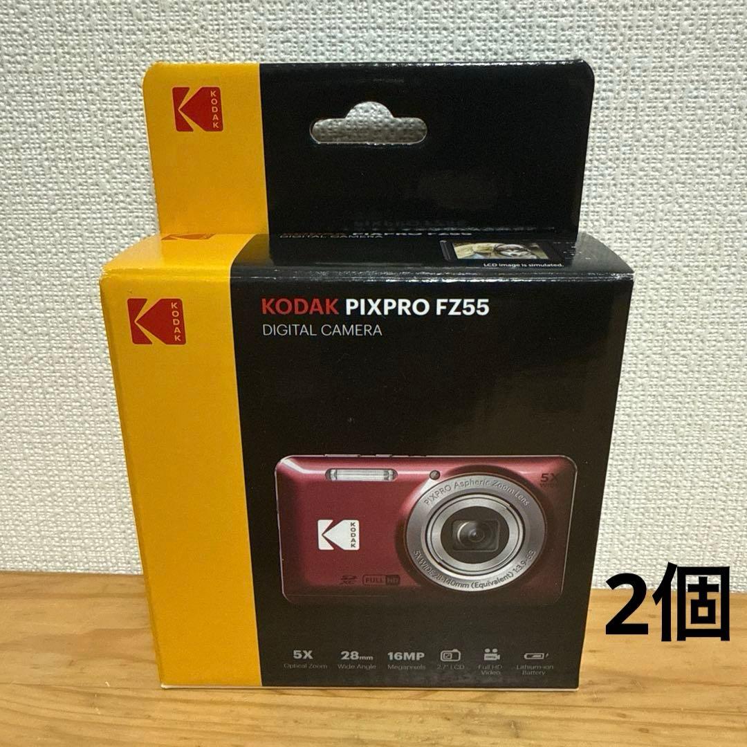 KODAK PIXPRO FZ55 デジタルカメラ 2個セット Amazon.com : KODAK Pixpro FZ55 Digital Camera Bundle, Includes