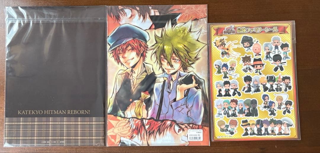 家庭教師ヒットマン REBORN クリアファイル 下敷き ステッカー まとめ