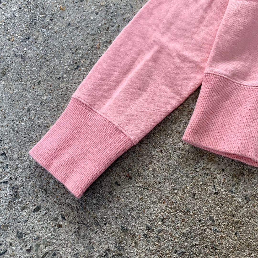 RHC RonHerman ロンハーマン クルースウェット ピンク 刺繍モデル