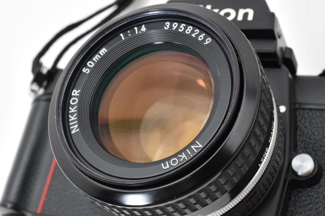 ☆極上品☆ Nikon F3 ベンツ革 / NIKKOR 50mm F1.4 - フィルムカメラ