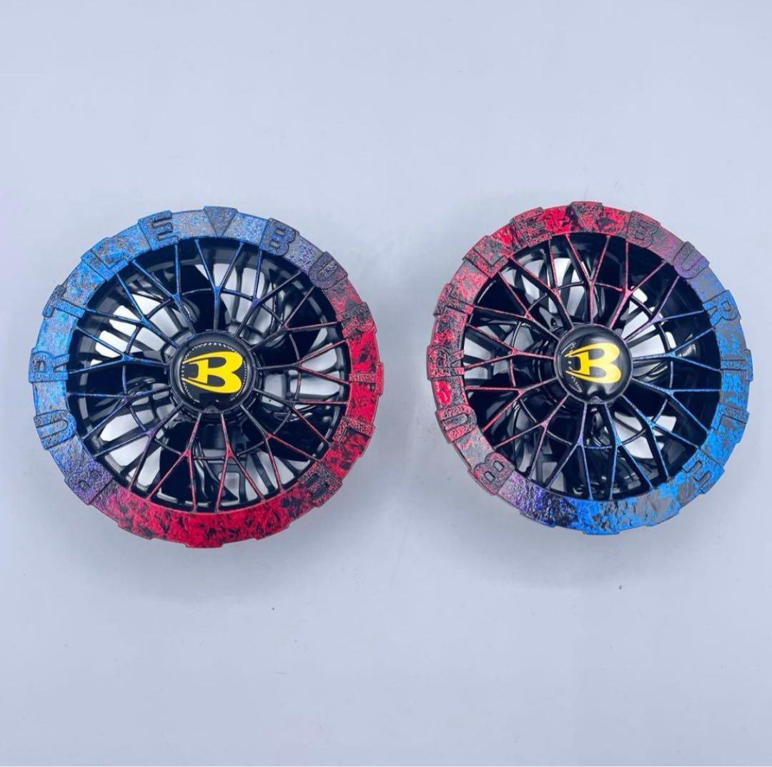 現品かぎり】22 バートル BURTLE AC09-1 ファンカスタムペイント