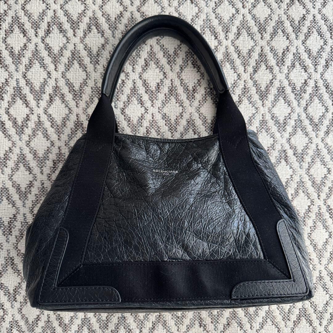 BALENCIAGA ネイビーカバス エクスクルーシブライン BLACK - メルカリ