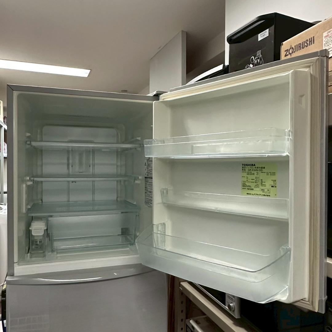 iΦ TOSHIBA 冷凍冷蔵庫 置けちゃうスリム GR-E34N 340L ① rohamedspa.com