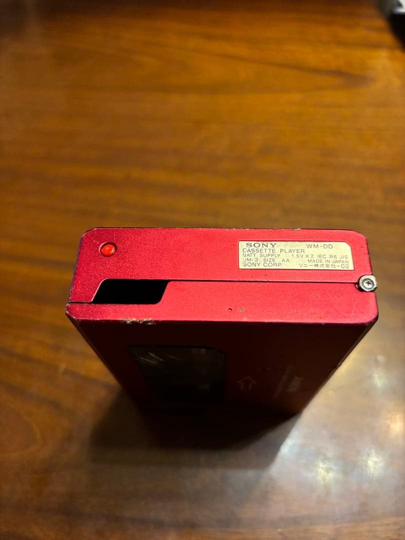 レア】SONY WALKMAN WM-DD ウォークマン レッド - メルカリ