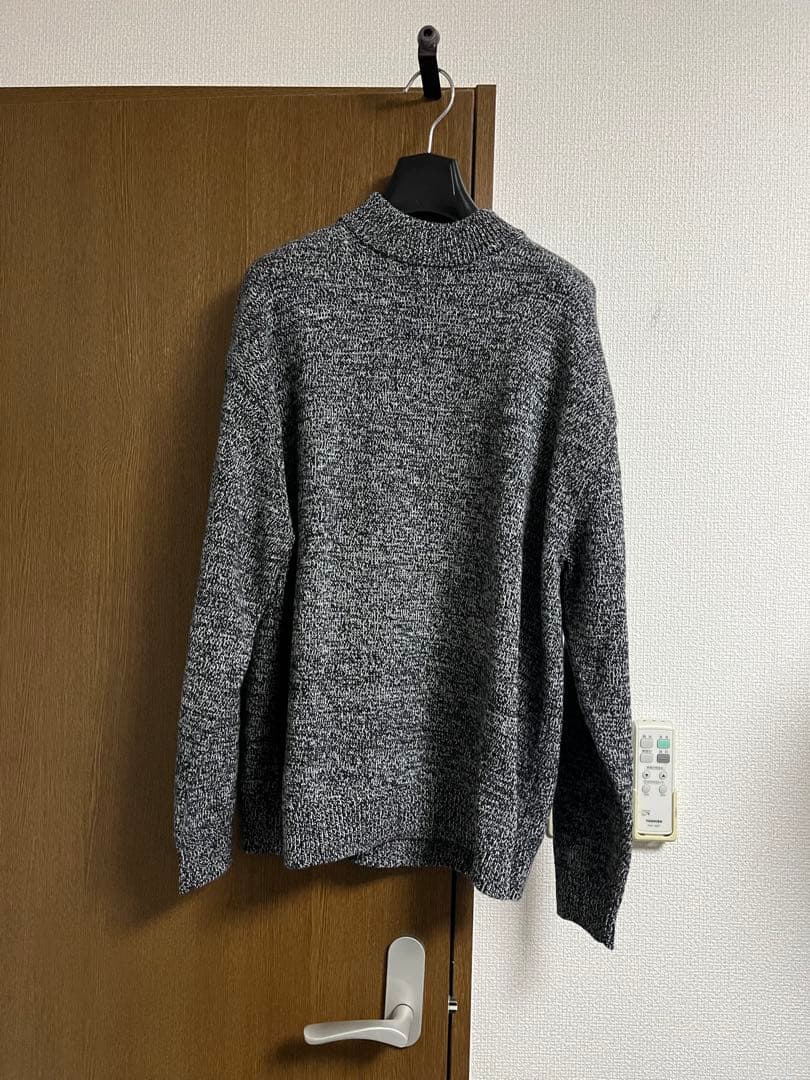 aton24aw BABY WOOL MOULINE モックネックセーター 4 ATON | エイトン | ニット