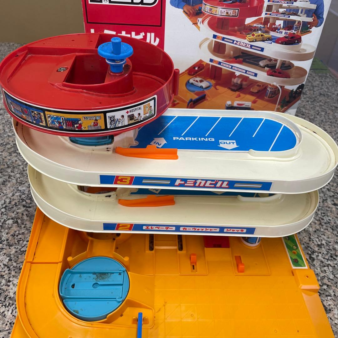 TOMY トミー トミカビル 洗車機 おもちゃ レトロ トミカ 車 小物 格安